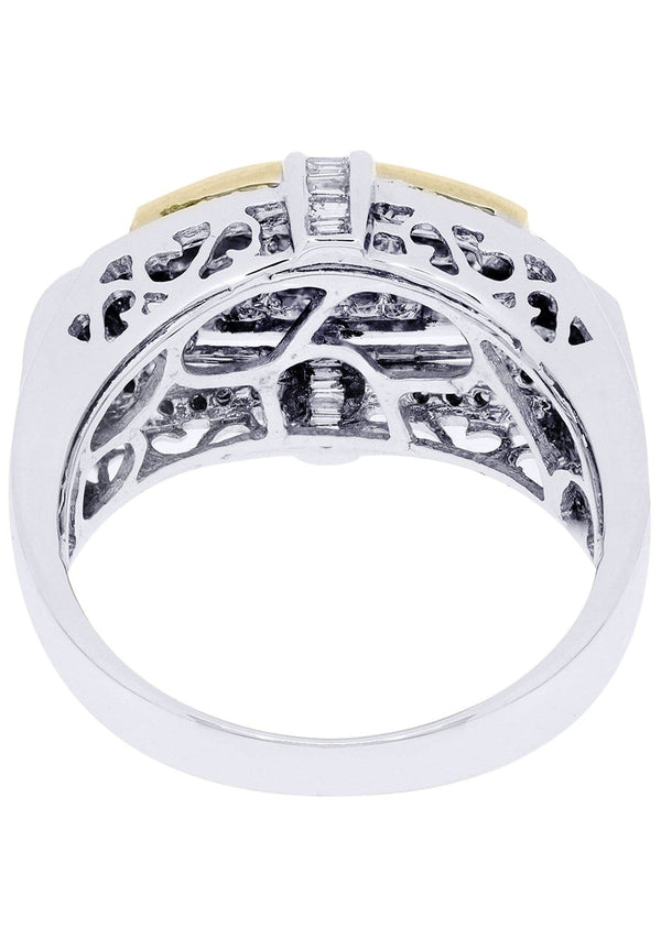 White Gold Mens Diamond Ring| 0.16 Carats| 9.3 Grams