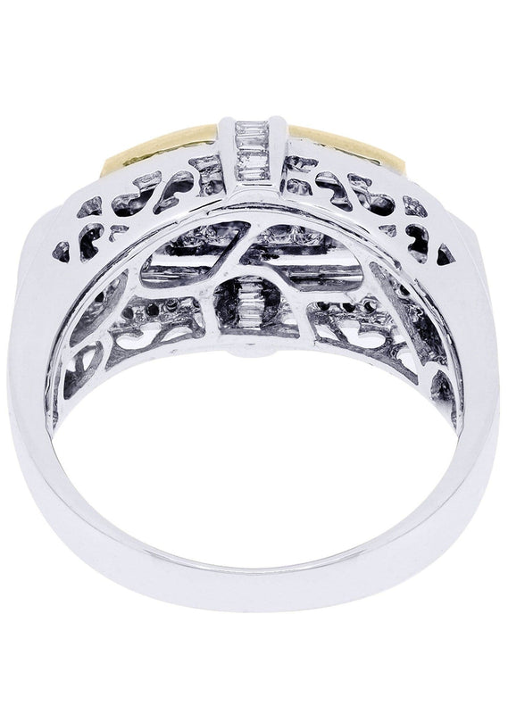 White Gold Mens Diamond Ring| 0.16 Carats| 9.3 Grams