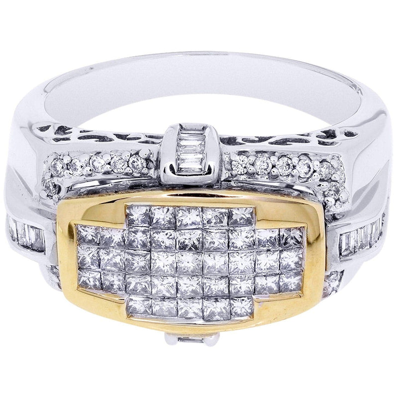 White Gold Mens Diamond Ring| 0.16 Carats| 9.3 Grams
