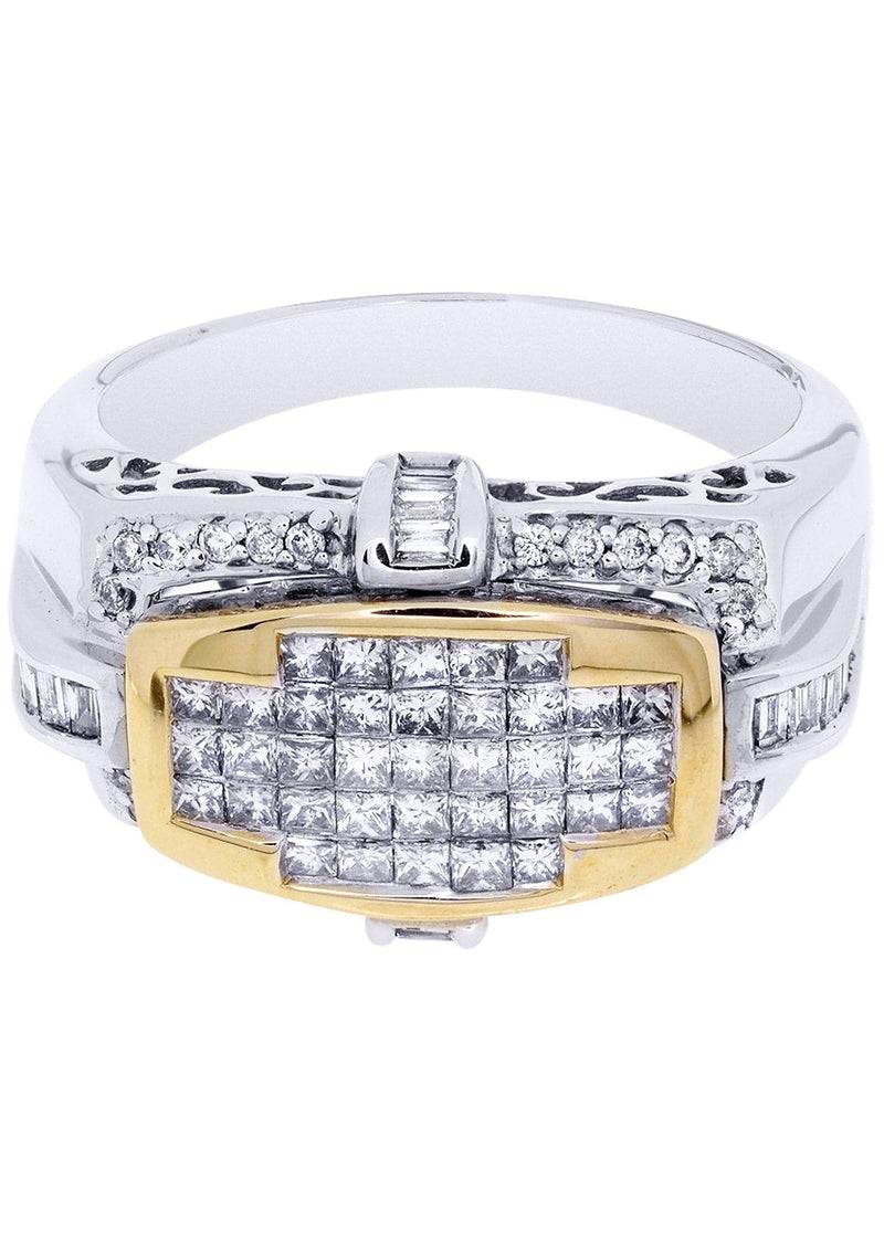 White Gold Mens Diamond Ring| 0.16 Carats| 9.3 Grams
