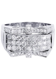 White Gold Mens Diamond Ring| 1.98 Carats| 9.8 Grams