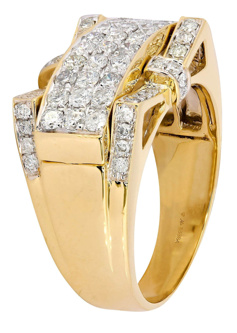 Mens Diamond Ring / Pinky Diamond Ring| 1.59 Carats