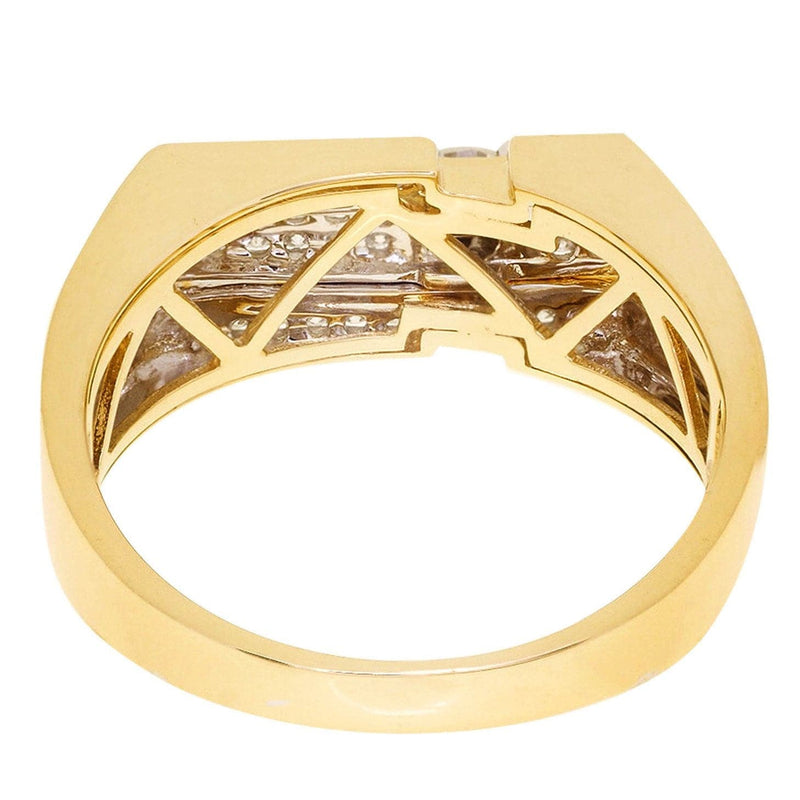 White Gold Mens Diamond Ring| 0.48 Carats| 6.27 Grams