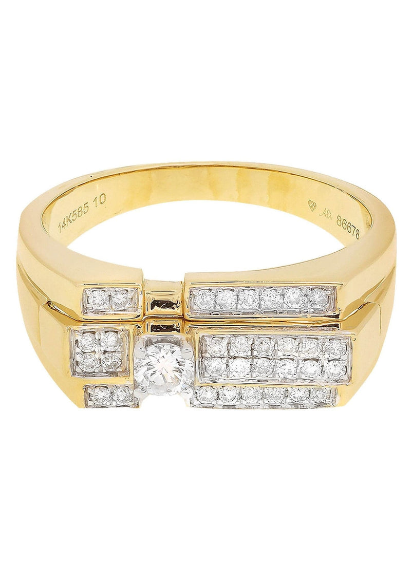 White Gold Mens Diamond Ring| 0.48 Carats| 6.27 Grams