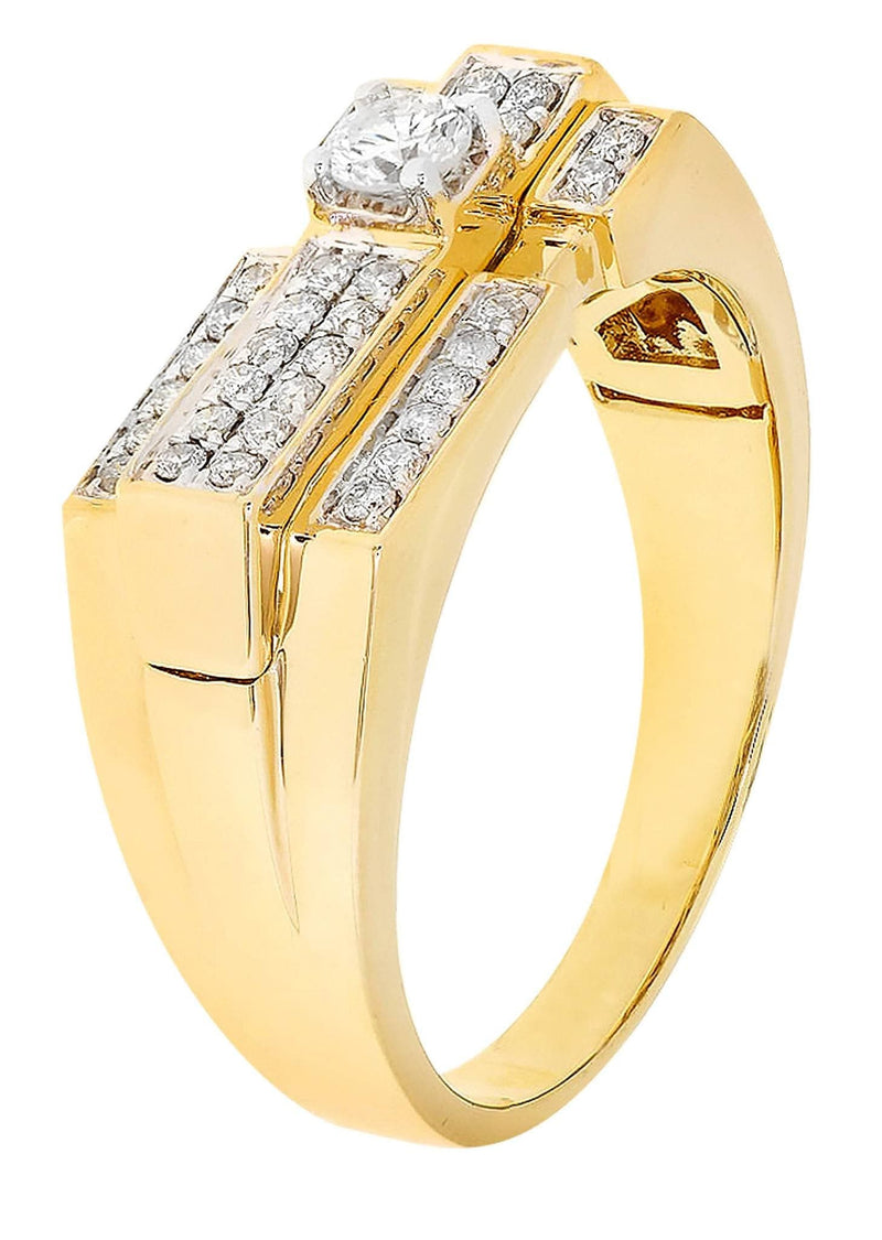 White Gold Mens Diamond Ring| 0.48 Carats| 6.27 Grams