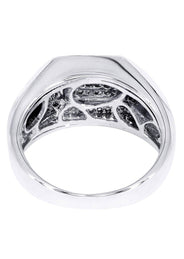 White Gold Mens Diamond Ring| 0.76 Carats| 10.48 Grams