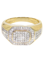 Mens Diamond Pinky Ring| 0.77 Carats| 10.15 Grams
