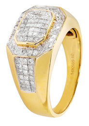 Mens Diamond Pinky Ring| 0.77 Carats| 10.15 Grams
