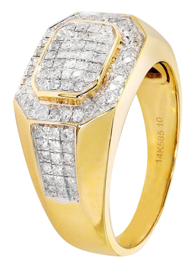 Mens Diamond Pinky Ring| 0.77 Carats| 10.15 Grams