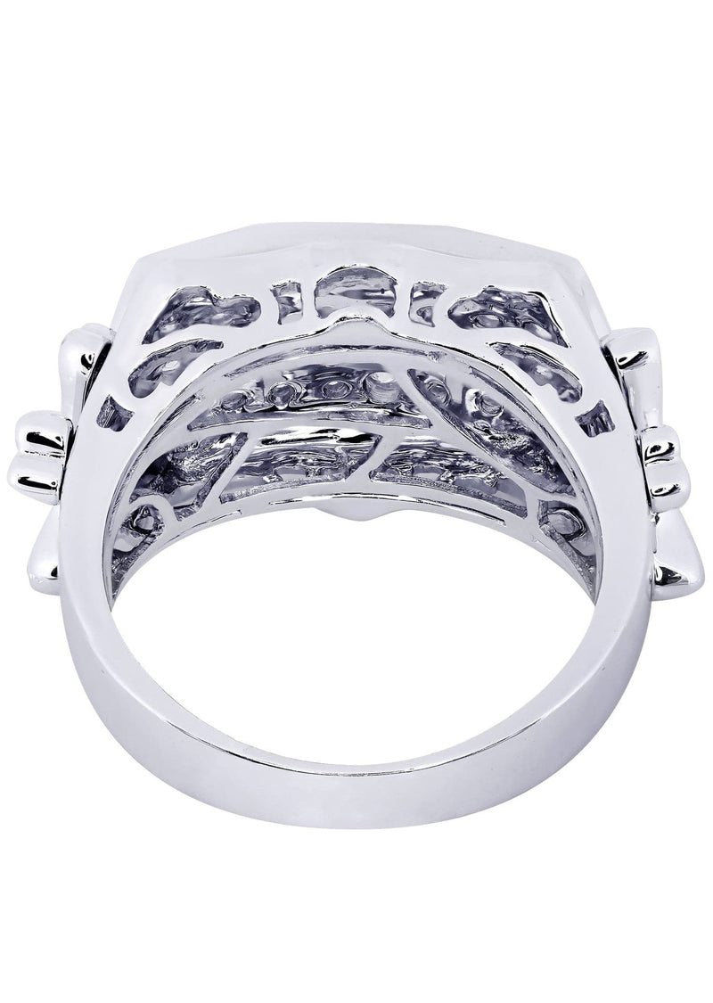White Gold Mens Diamond Ring| 0.87 Carats| 12.57 Grams