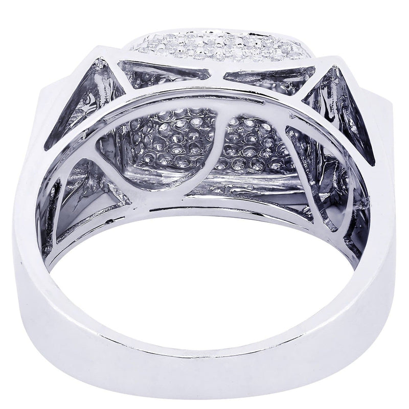 White Gold Mens Diamond Ring| 0.68 Carats| 9.67 Grams