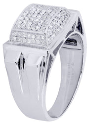 White Gold Mens Diamond Ring| 0.68 Carats| 9.67 Grams