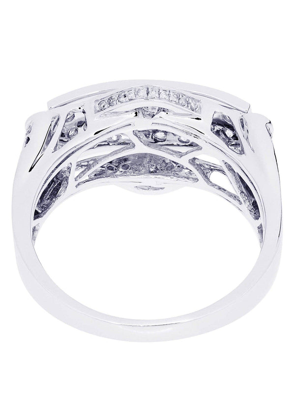 White Gold Mens Diamond Ring| 1.22 Carats| 8.52 Grams