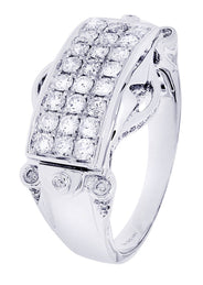 White Gold Mens Diamond Ring| 1.22 Carats| 8.52 Grams
