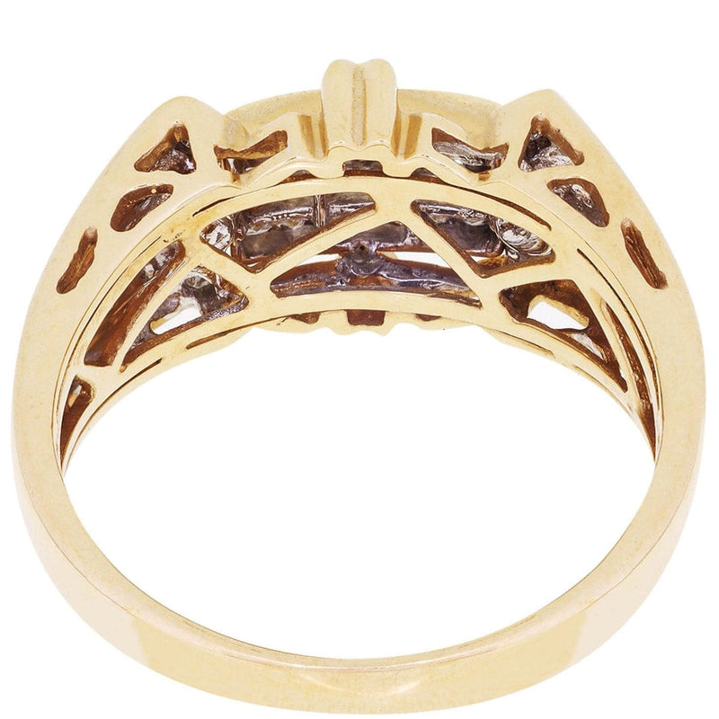 Mens Diamond Ring / Pinky Diamond Ring| 0.44 Carats