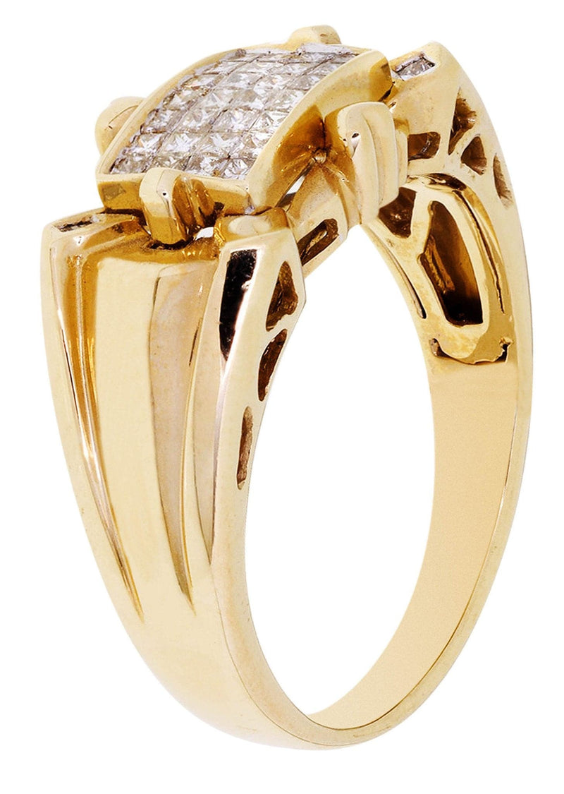 Mens Diamond Ring / Pinky Diamond Ring| 0.44 Carats