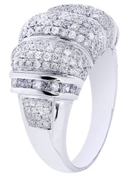 White Gold Mens Diamond Ring| 1.55 Carats| 10.29 Grams