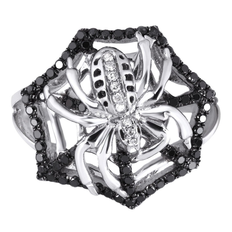 14K Ladies Black Diamond Cocktail Ring | 0.46 Carats | 6.03 Grams