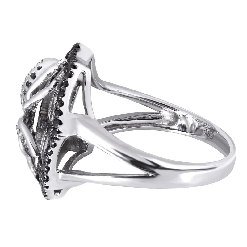 14K Ladies Black Diamond Cocktail Ring | 0.46 Carats | 6.03 Grams