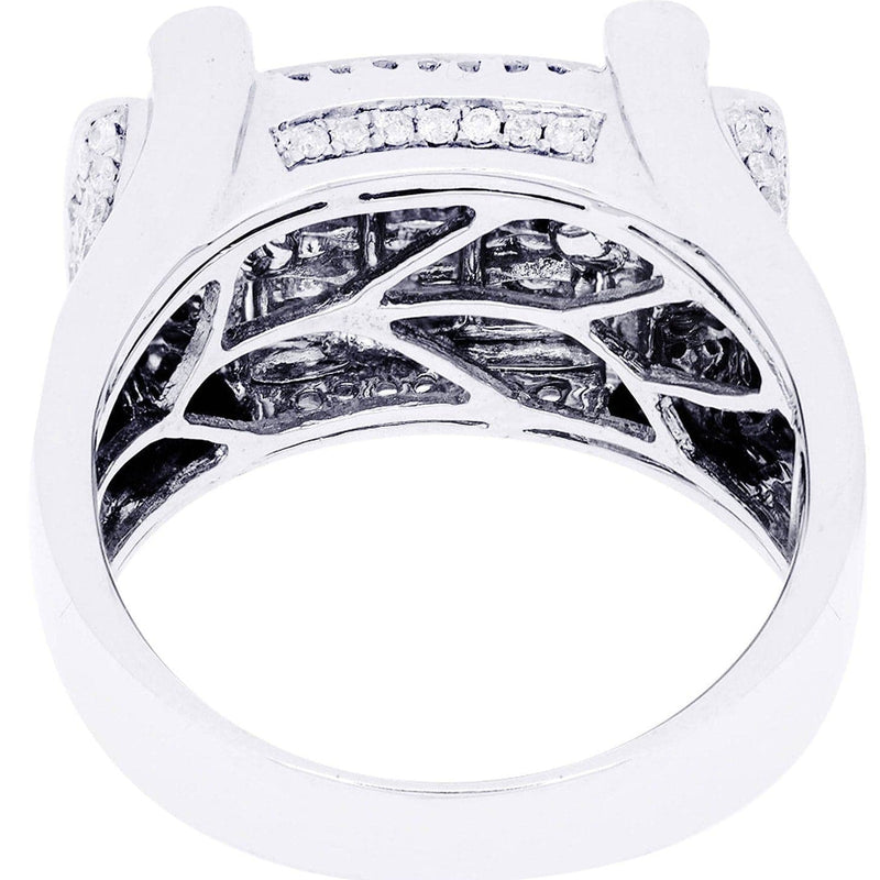 White Gold Mens Diamond Ring| 1.68 Carats| 14.07 Grams