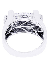 White Gold Mens Diamond Ring| 1.68 Carats| 14.07 Grams