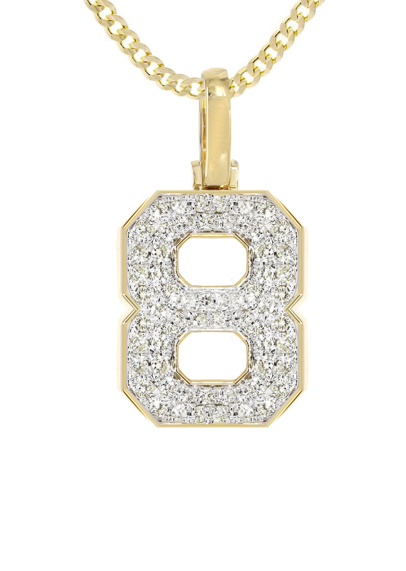 #8 Diamond Pendant Necklace | 0.66 Carats
