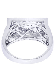 White Gold Mens Diamond Ring| 1.87 Carats| 10.36 Grams