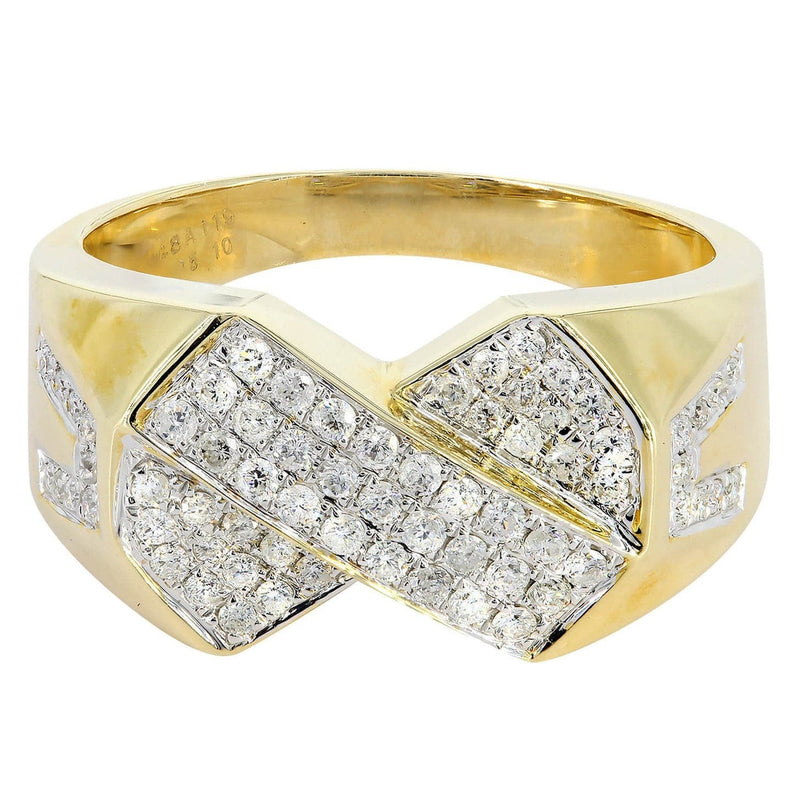 Mens Diamond Ring / Pinky Diamond Ring| 0.6 Carats