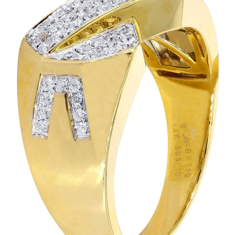 Mens Diamond Ring / Pinky Diamond Ring| 0.6 Carats