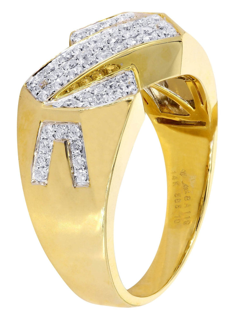 Mens Diamond Ring / Pinky Diamond Ring| 0.6 Carats