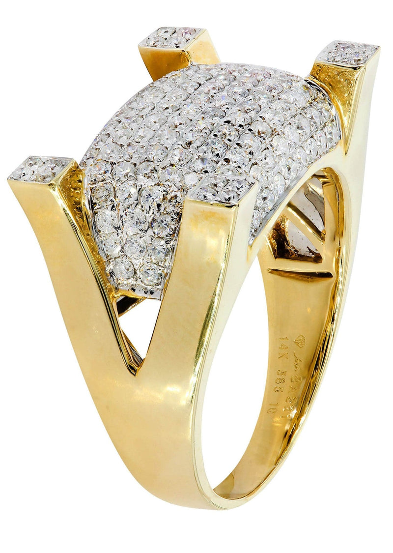 Mens Diamond Ring / Pinky Diamond Ring| 1.56 Carats