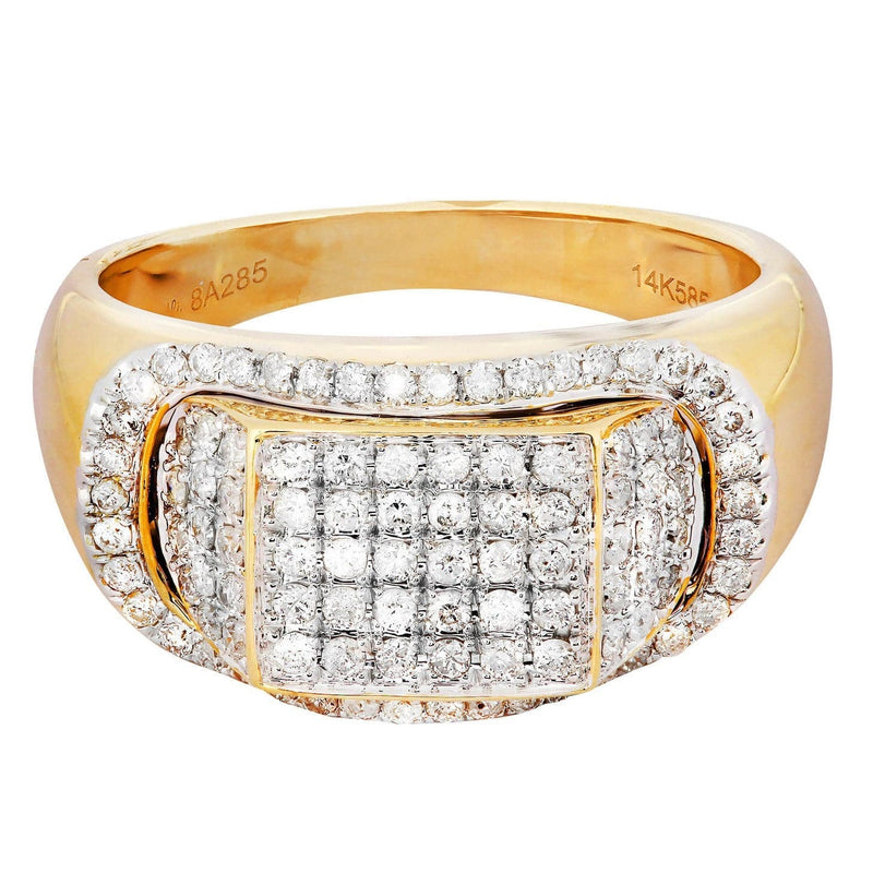Mens Diamond Ring / Pinky Diamond Ring| 0.86 Carats