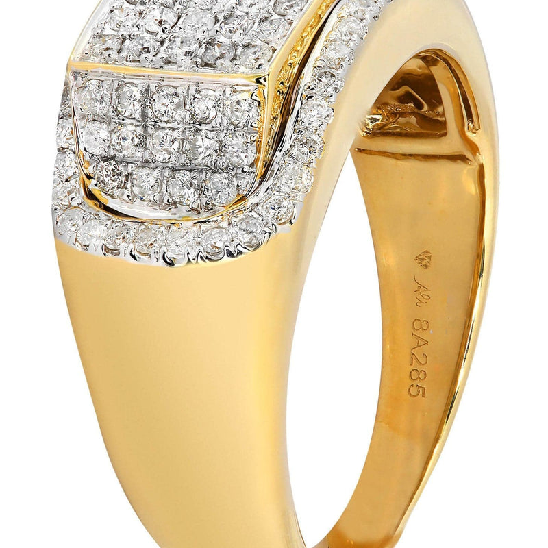 Mens Diamond Ring / Pinky Diamond Ring| 0.86 Carats
