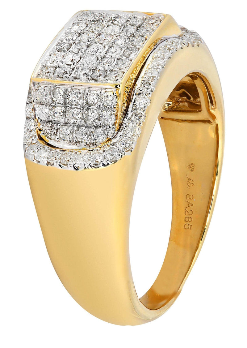 Mens Diamond Ring / Pinky Diamond Ring| 0.86 Carats