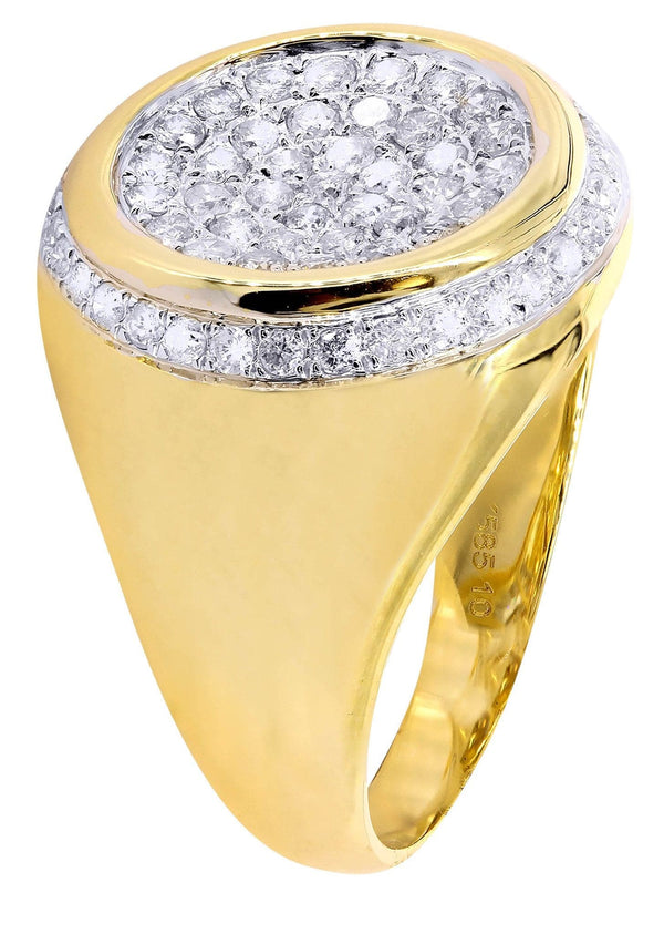 Mens Diamond Ring / Pinky Diamond Ring| 1.02 Carats