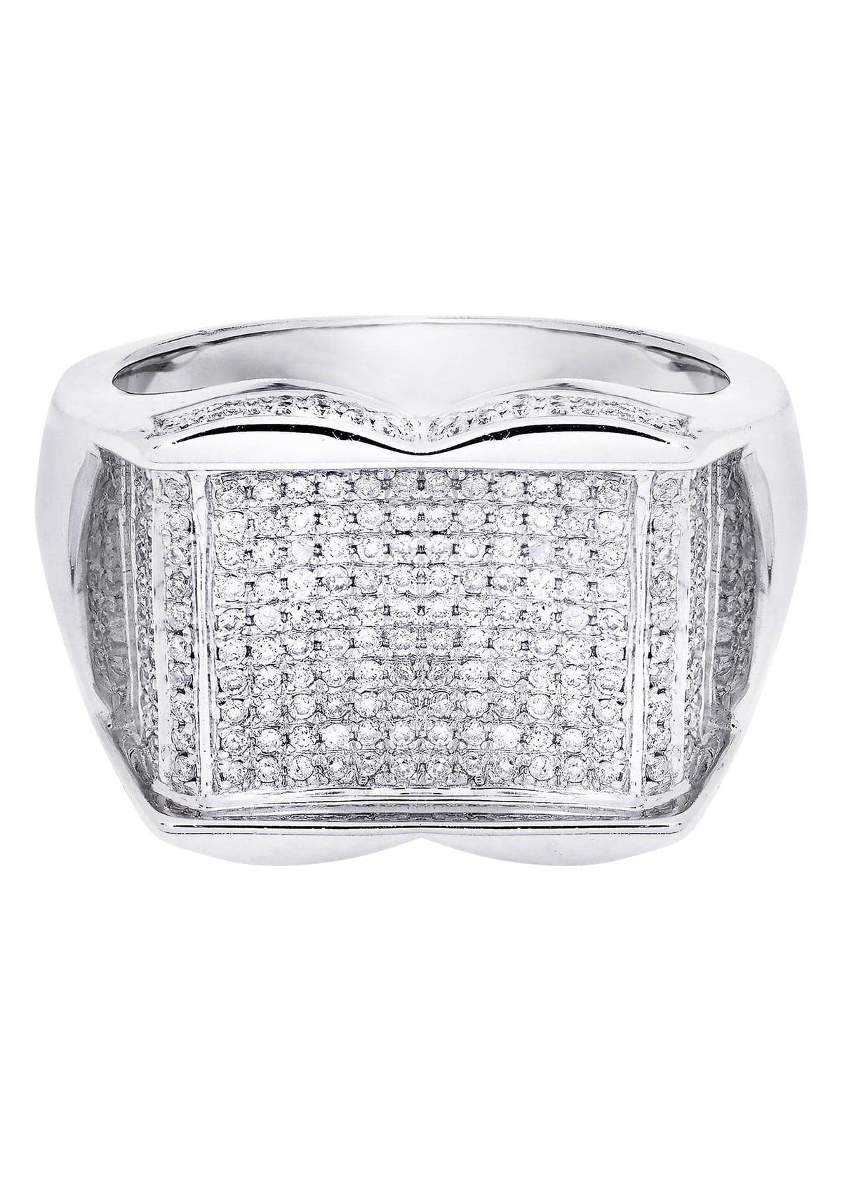 White Gold Mens Diamond Ring| 0.71 Carats| 11.26 Grams