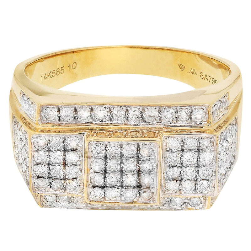 Mens Diamond Ring / Pinky Diamond Ring| 0.93 Carats