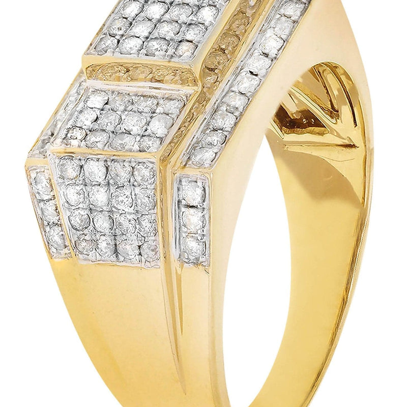 Mens Diamond Ring / Pinky Diamond Ring| 0.93 Carats