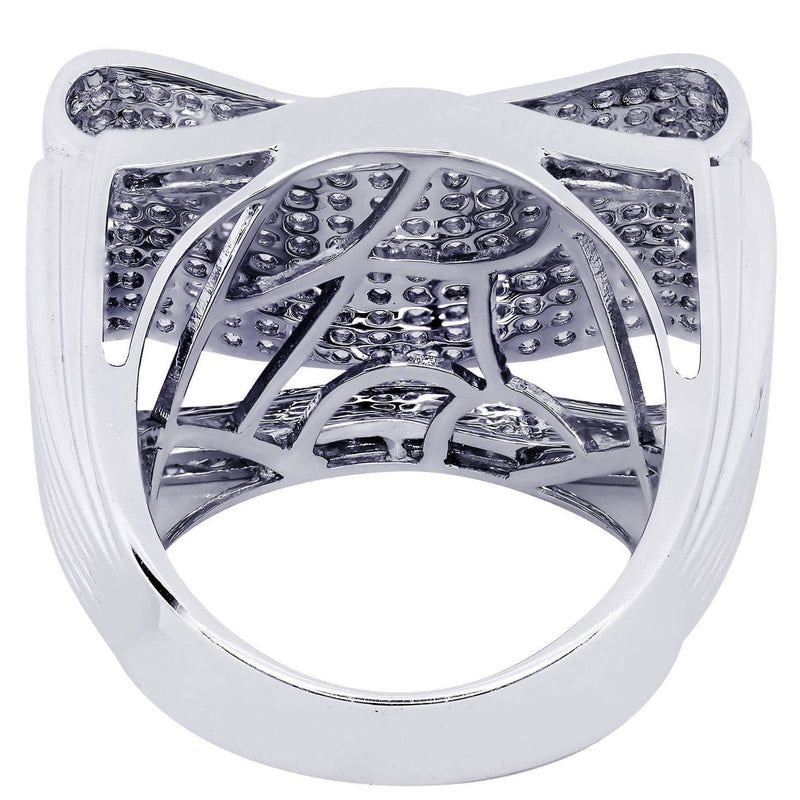 White Gold Mens Diamond Ring| 3.1 Carats| 18.39 Grams