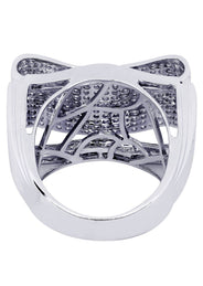 White Gold Mens Diamond Ring| 3.1 Carats| 18.39 Grams