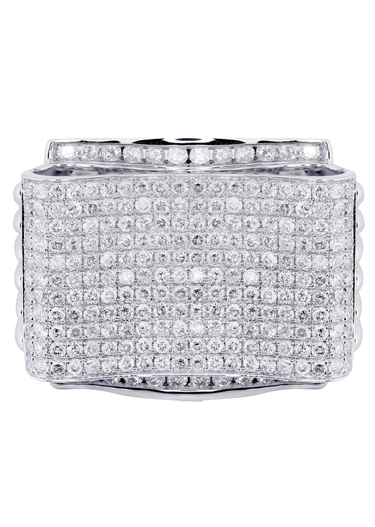 White Gold Mens Diamond Ring| 3.1 Carats| 18.39 Grams