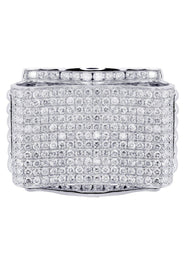 White Gold Mens Diamond Ring| 3.1 Carats| 18.39 Grams