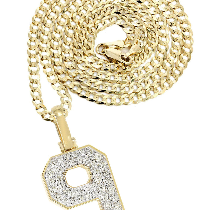 #9 Diamond Pendant Necklace | 0.67 Carats