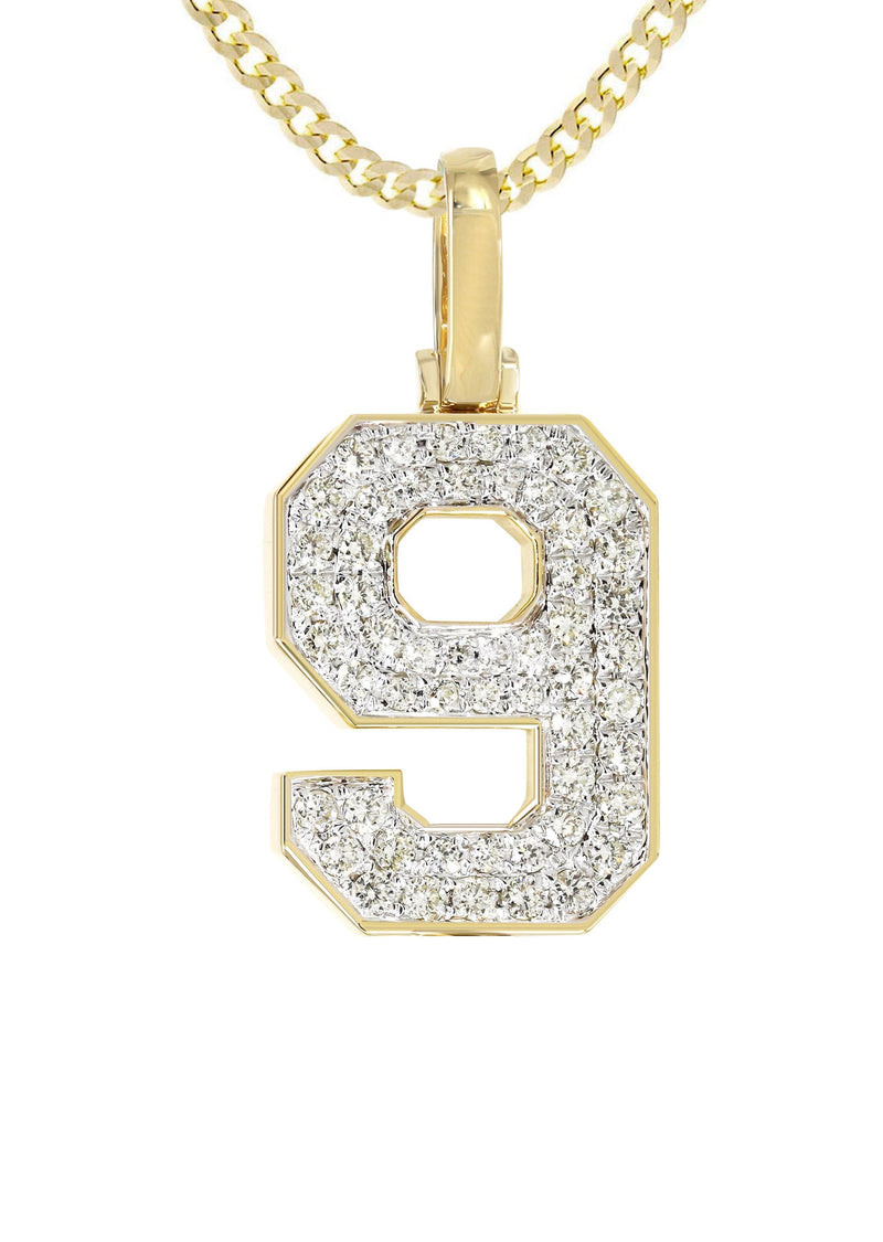 #9 Diamond Pendant Necklace | 0.67 Carats