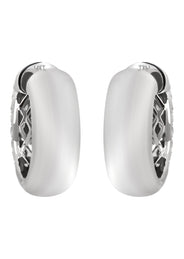 Mens Diamond Earrings | 2.36 Carats 14K White Gold