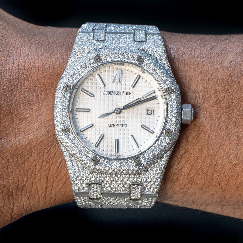 Audemars Piguet Royal Oak | Stainless Steel | Diamond Iced Out | 39 MM | 20 Carats