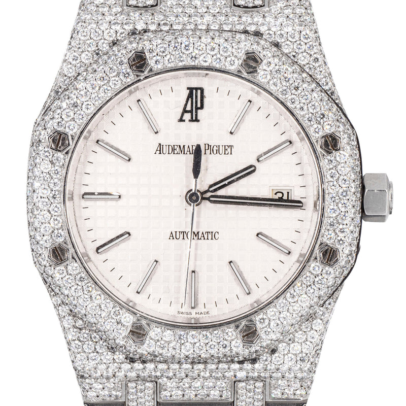 Audemars Piguet Royal Oak | Stainless Steel | Diamond Iced Out | 39 MM | 20 Carats