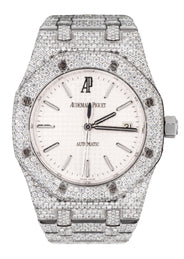 Audemars Piguet Royal Oak | Stainless Steel | Diamond Iced Out | 39 MM | 20 Carats