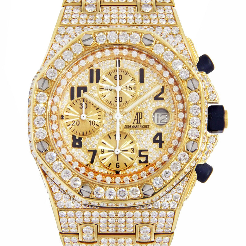 Diamond Audemars Piguet Royal Oak Offshore | 18K Yellow Gold | 42 Mm
