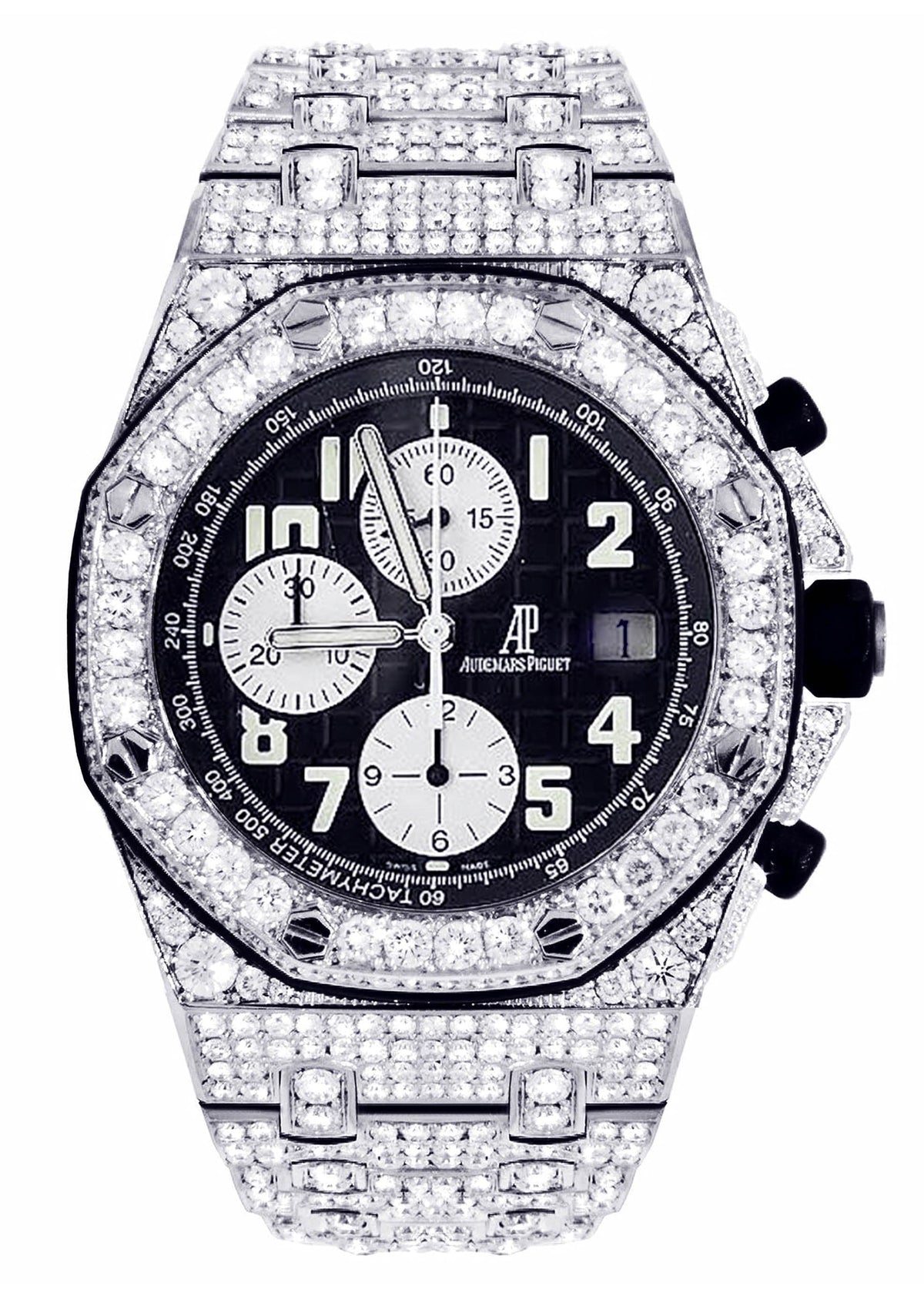 Diamond Audemars Piguet Royal Oak Offshore | Stainless Steel | 42 Mm
